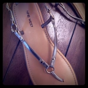 SOLD Silver and gold Summer Sandals